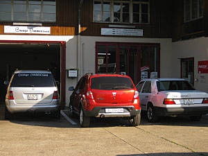 Aussensicht unserer Garage